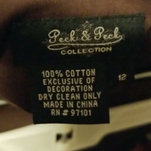 DONATING 2/14! 🎉HP🎉 Peck & Peck A-line Brown Skirt with White Details - Picture 5 of 5